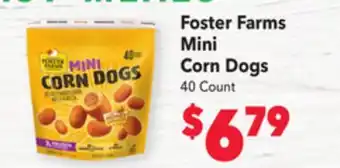 Vallarta Supermarkets Foster farms mini corn dogs offer