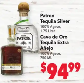 Vallarta Supermarkets Patron tequila silver offer