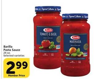 Vons Barilla pasta sauce offer