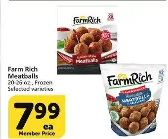 Vons Farm rich meatballs offer