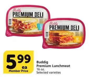 Vons Buddig premium lunchmeat offer