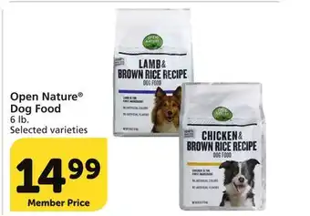 Vons Open nature dog food offer