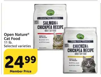 Vons Open nature cat food offer