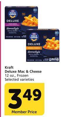 Vons Kraft deluxe mac & cheese offer