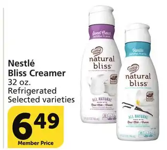 Vons Nestlé bliss creamer offer