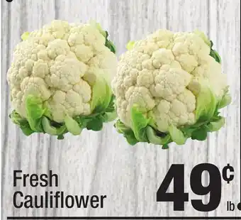 Super King Markets Fresh cauliflower offer