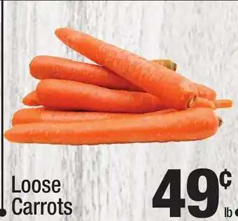 Super King Markets Loose carrots offer