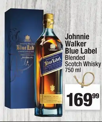 Super King Markets Johnnie walker blue label blended scotch whisky offer
