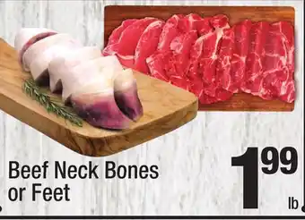 Super King Markets Beef neck bones or feet offer