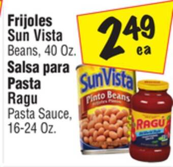 El Super Beans, 40 oz., pasta sauce, 16-24 oz offer