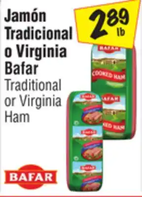 El Super Traditional or virginia ham offer