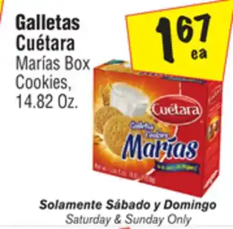 El Super Marías box cookies offer