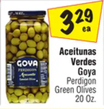 El Super Goya perdigon green olives offer