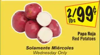 El Super Red potatoes offer