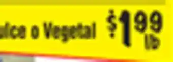 El Super Dulce o vegetal offer