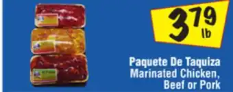 El Super Paquete de taquiza offer