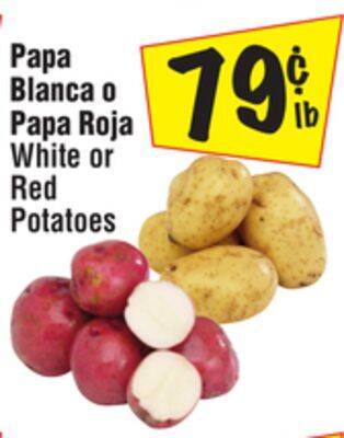 El Super White or red potatoes offer