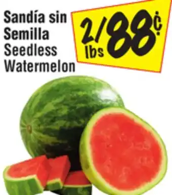 El Super Seedless watermelon offer