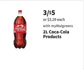 Walgreens 2l coca-cola products offer