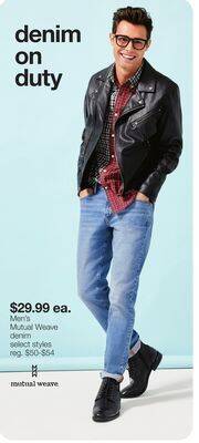 JC Penney Men's mutual weave denim offer