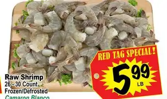 Superior Grocers Raw shrimp offer