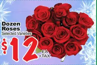 Superior Grocers Dozen roses offer