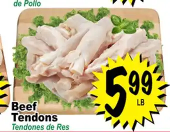 Superior Grocers Beef tendons offer