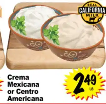 Superior Grocers Crema mexicana or centro americana offer