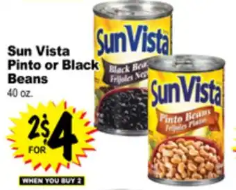 Superior Grocers Sun vista pinto or black beans offer