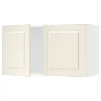 Ikea Sektion wall cabinet with 2 doors, white/bodbyn off-white, 36x15x20 offer