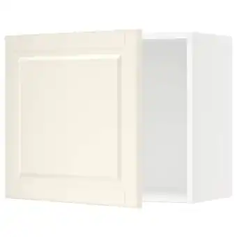 Ikea Sektion wall cabinet, white/bodbyn off-white, 24x15x20 offer