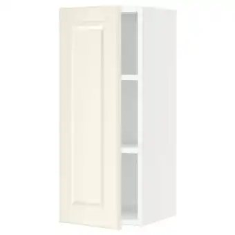 Ikea Sektion wall cabinet, white/bodbyn off-white, 12x15x30 offer