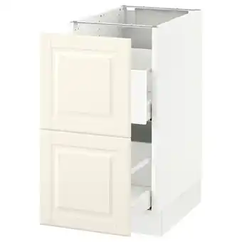 Ikea Sektion base cabinet for recycling, white maximera/bodbyn off-white, 15x24x30 offer