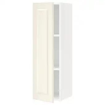 Ikea Sektion wall cabinet, white/bodbyn off-white, 12x15x40 offer