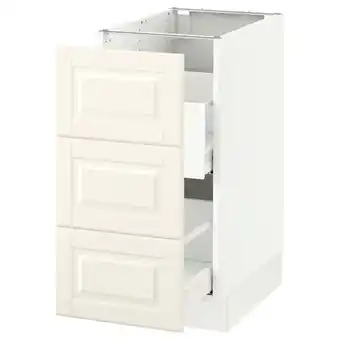 Ikea Sektion base cabinet for recycling, white maximera/bodbyn off-white, 15x24x30 offer