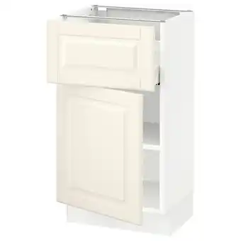Ikea Sektion / maximera base cabinet with drawer/door, white/bodbyn off-white, 18x15x30 offer