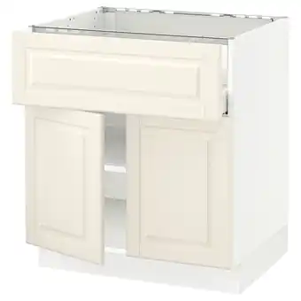 Ikea Sektion / maximera base cab f cktp/dw/shelves/2drs, white/bodbyn off-white, 30x24x30 offer