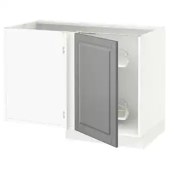 Ikea Sektion corner base cab w pull-out fitting, white/bodbyn gray, 47x24x30 offer