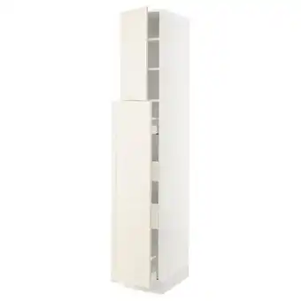 Ikea Sektion / maximera hc w p-o func 4drw/1dr/2shlv, white/bodbyn off-white, 15x24x90 offer