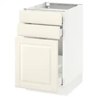 Ikea Sektion base cabinet/p-out storage/2 drawer, white maximera/bodbyn off-white, 18x24x30 offer