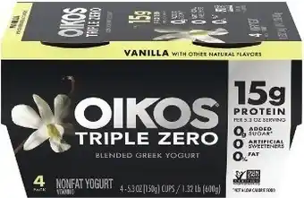 Kroger Dannon or chobani greek yogurt offer