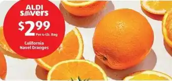 Aldi California Navel Oranges offer