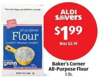 Aldi Baker's Corner All-Purpose Flour offer