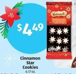 Aldi Cinnamon Star Cookies offer
