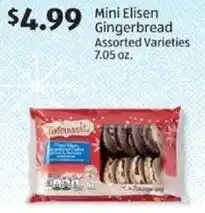 Aldi Mini Elisen Gingerbread Assorted Varieties 7.05 oz. offer