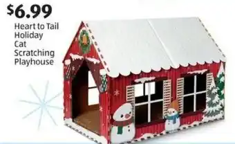 Aldi Heart to Tail Holiday Cat Scratching Playhouse offer