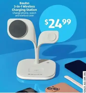 Aldi Bauhn 3-in-1 Wireless Charging Station offer