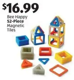 Aldi Bee Happy 52-Piece Magnetic Tiles offer