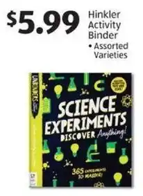 Aldi Hinkler Activity Binder offer