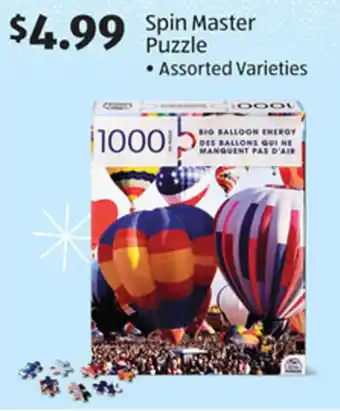 Aldi Spin Master Puzzle offer